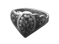 Серебряное кольцо «Аленький цветочек»